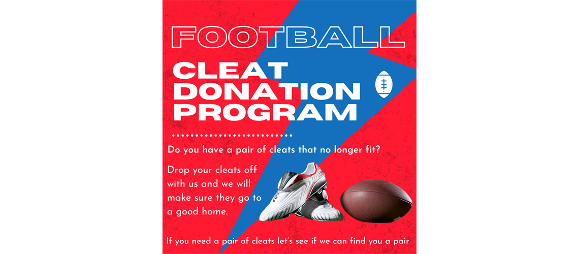 Cleat Donation Program